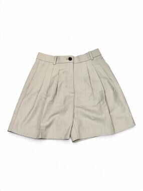 Anine Bing Brice Trouser Shorts in Sage, Size 27 New With Tags